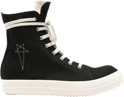 star-embroidered zip-fastening sneakers