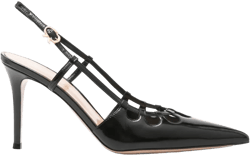 90mm slingback cut-out pumps