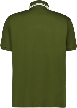 tipped-collar piqué-cotton polo shirt