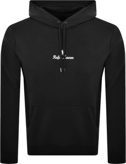 Ralph Lauren Men's Black Logo Hoodie Polo