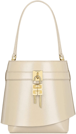 Givenchy Women's White Shark Lock Bucket Bag