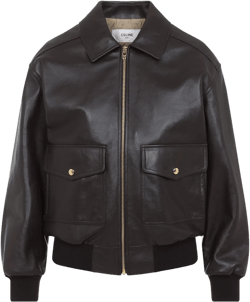 Celine Women's Black Aviateur Jacket