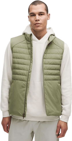 lululemon Men's Green Down For It All Vest