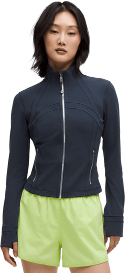 lululemon Women's Blue Define Cropped Jacket