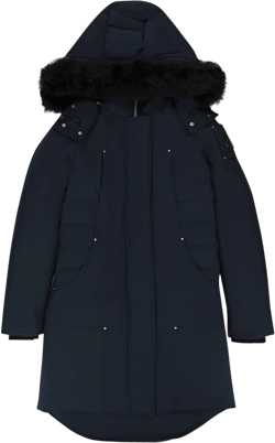 Moose Knuckles Women's Blue W Cloud Parka Sh W/Blk Sh Parka