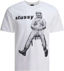 Stussy Men's White Astronaut Tee