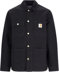 Carhartt Men's Black Button Jacket