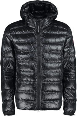 Canada Goose Men's Black Crofton Hooded Down Jacket