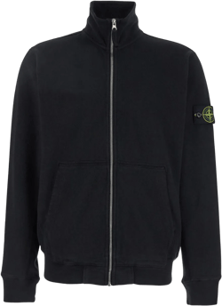 Stone Island Men's Black Cotton Jacket
