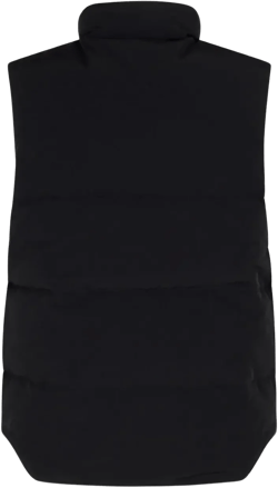 Canada Goose Men's Black Cotton-Blend Mock-Neck Vest