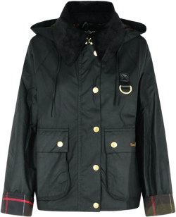Barbour Women's Black 'Reighton' Waxed Cotton Jacket