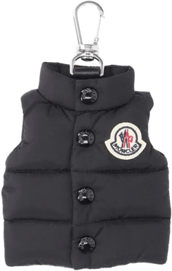 Moncler Men's Black Keychain Vest