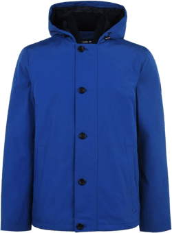 Michael Kors Men's Blue Logo Hooded Jacket