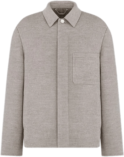 Dior Men's Gray Woven Jacket