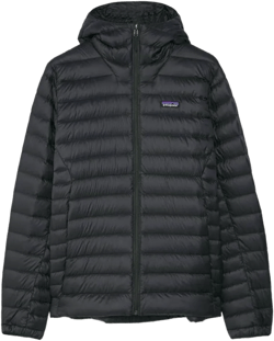 Patagonia Men's Black Logo-Patch Padded Down Jacket