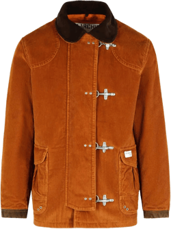 Fay Men's Brown Corduroy Jacket