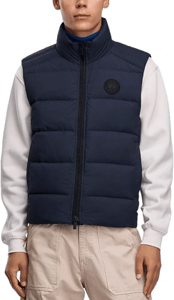 Canada Goose Men's Blue Crofton Enduraluxe Vest