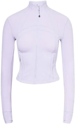 lululemon Women's Purple Define Nulu Cropped Stretch-Woven Jacket