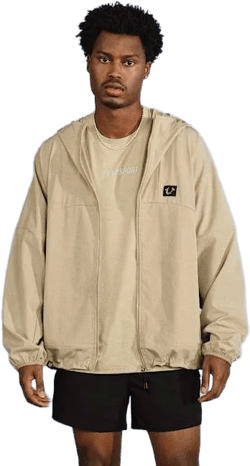True Religion Men's Natural True Sport Zip Jacket