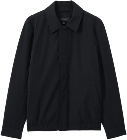 Reiss Men's Black Cologne - Navy Elasticated Hem Harrington Jacket, S