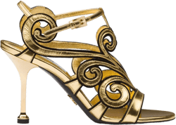 baroque-style ankle strap sandals