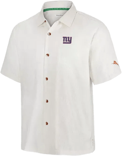 Men's White New York Giants Coconut Matchup Camp Button-Up Shirt