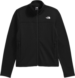 THE NORTH FACE Women's Cedar Trail Grid Fleece Jacket | Zip Pockets & Reinforced Binding on the Collar, Cuffs & Hem X-Small Tnf Black