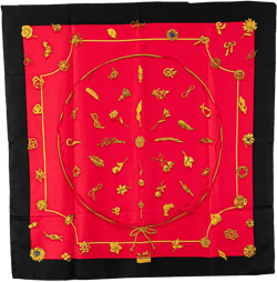 20th Century Clips Silk Scarf scarves