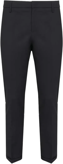 cuffed-hem trousers