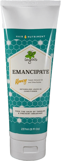Emancipate Leave-In Conditioner 8 Oz With Raw Honey, Broccoli Seed Oil, and Aloe Vera To Enhances Shine and Renews Dry, Damaged Hair