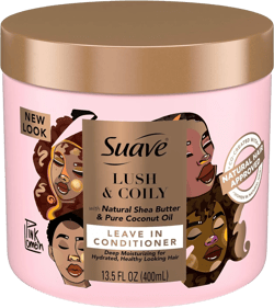 Suave Professionals Natural Shea Butter Coconut Nourish & Strengthen Leave-In Conditioner 13.5 fl oz 13.5 Fl Oz (Pack of 1)
