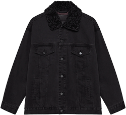 THE '90S VINTAGE SHERPA DENIM JACKET