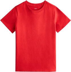 100% Organic Cotton Jersey Short Sleeve Tee 
