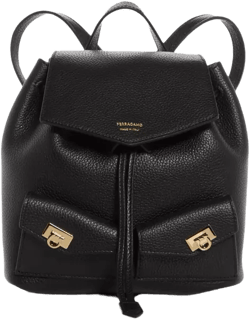 FERRAGAMO Gancini Leather Backpack