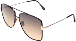 Tom Ford Reggie Brow Bar Aviator Sunglasses, 61mm