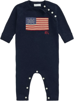 Polo Ralph Lauren Boys' Flag Cotton Coverall - Baby