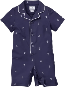 Petite Plume Boys' Portsmouth Anchor Classic Romper - Baby