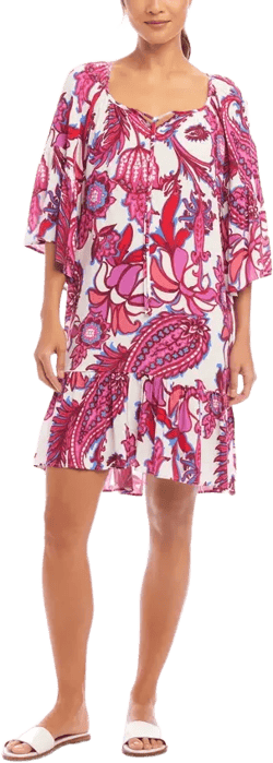 Karen Kane Ruffle Hem Dress