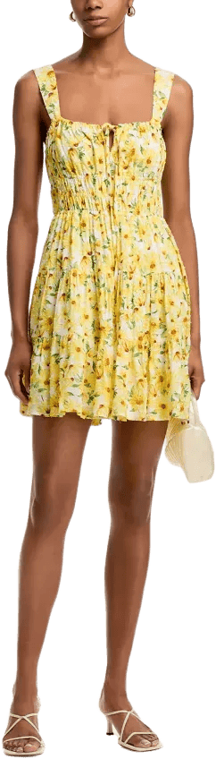 AQUA Cinched Tank Dress - Exclusive 