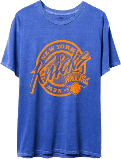 Junk Food Clothing Unisex NBA New York Knicks Crest Vintage Tee