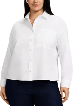 Foxcroft Plus Marina Stretch Shirt 