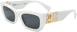 Miu Miu MU Rectangle Sunglasses, 53mm