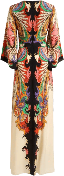 Etro Kimono Sleeve Gown