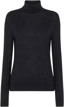 Whistles Annie Sparkle Roll Neck Top