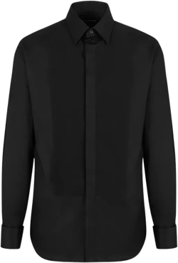 Emporio Armani Bib-Front Slim Fit Tuxedo Shirt