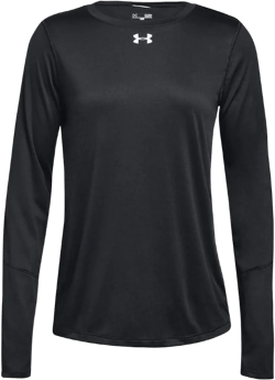 Under Armour Women's Team Tech Loose Black Long Sleeve Shirt M