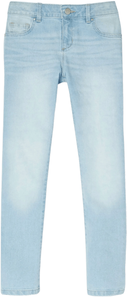 Wonder Nation Girl's Kid Tough Skinny Jeans, Sizes 4-8 & Plus