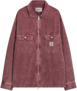 Carhartt Men's Red Reynold Shirt Jacket Dusky