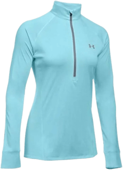 Under Armour Women's Twisted Tech 1/2 Zip Long Sleeve Shirt, 1270525