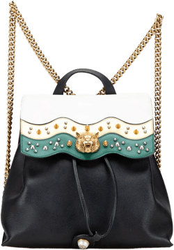 2016-2025 Leather Studded Animalier Malin backpack